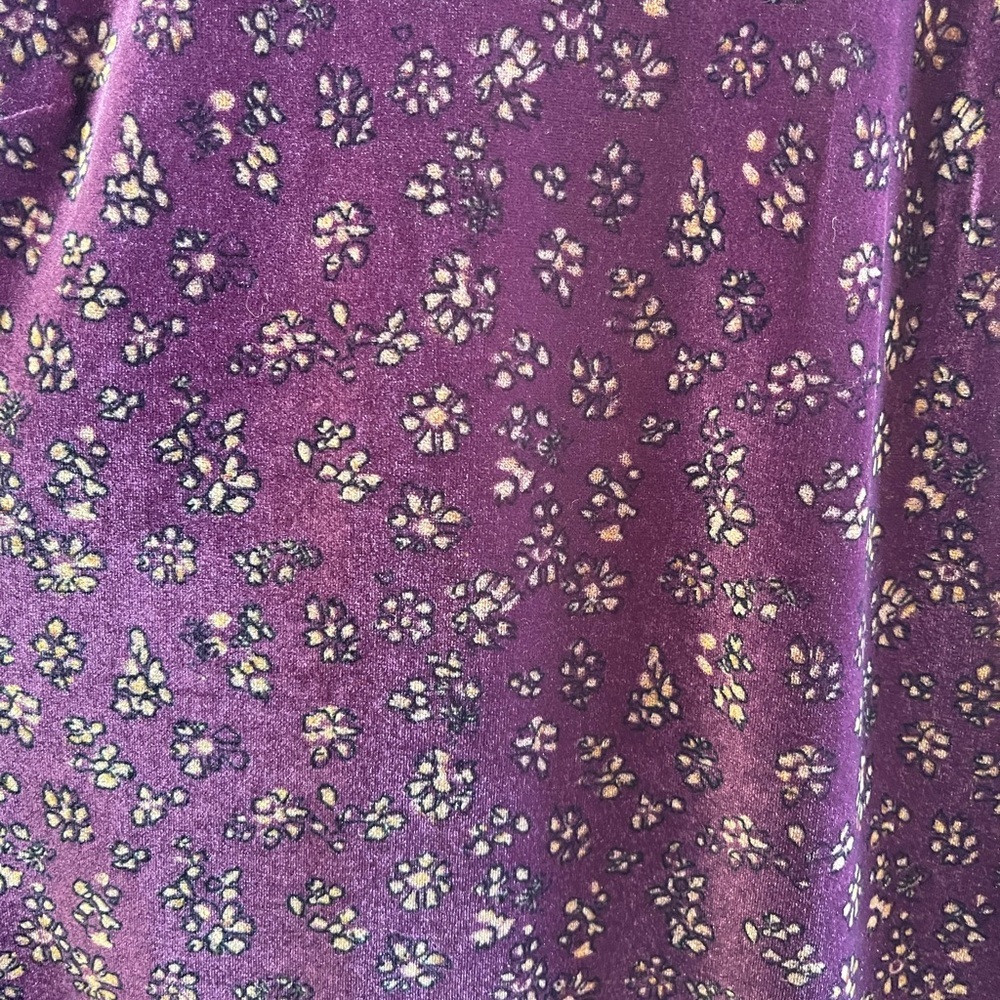 vintage purple velvet cheongsam/qipao w classic mandarin collar & short sleeves - Picture 16 of 16